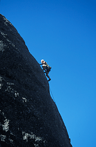 Bruce climbs Stardancer, Mount Rushmore