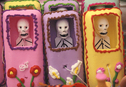 sugar coffins and skeletons 