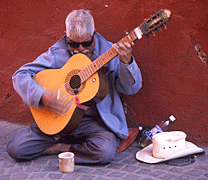 musician on street